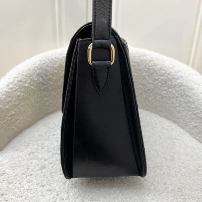 Chanel Vintage 2.55 Reissue Trapezoid in Black Lambskin and GHW