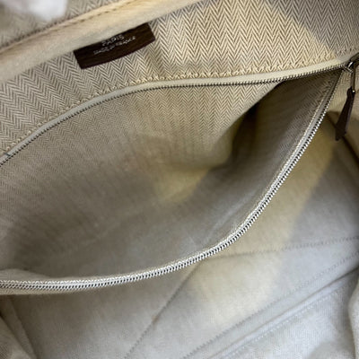 Hermes Victoria II 35 Shoulder Bag in Etoupe Clemence Leather and PHW