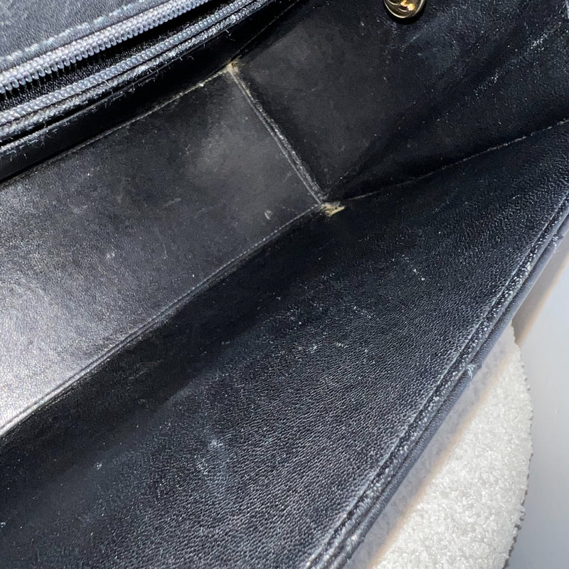 Chanel Vintage 2.55 Reissue Trapezoid in Black Lambskin and GHW