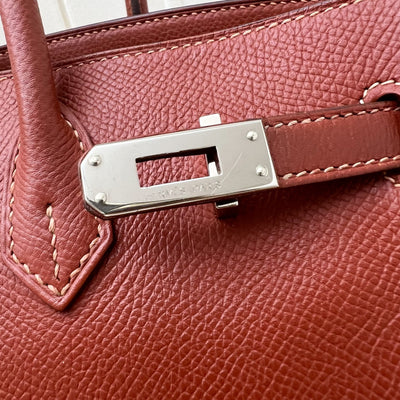 Hermes Birkin 25 in (Likely Brique) Epsom Leather and PHW