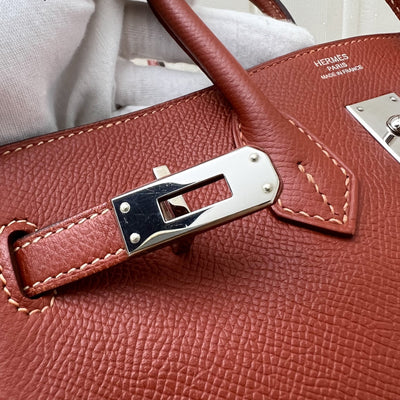 Hermes Birkin 25 in (Likely Brique) Epsom Leather and PHW