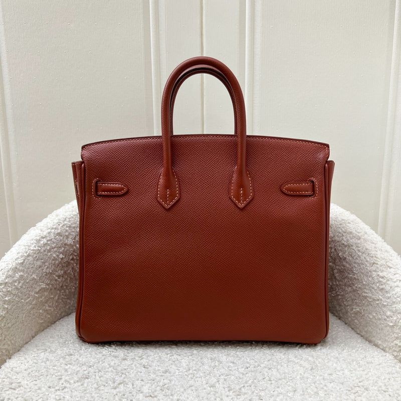 Hermes Birkin 25 in (Likely Brique) Epsom Leather and PHW