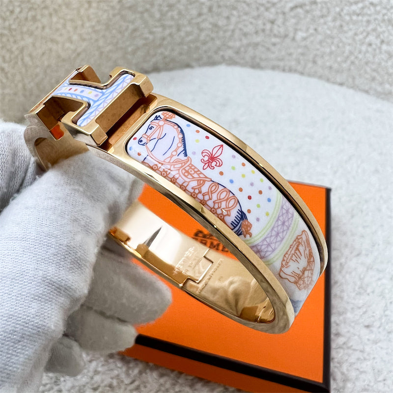 Hermes Clic H PM Grand Apparat Remix Multico Enamel