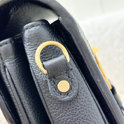 LV Pochette Metis in Black Monogram Empreinte Leather and GHW