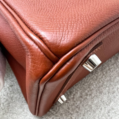 Hermes Birkin 25 in (Likely Brique) Epsom Leather and PHW