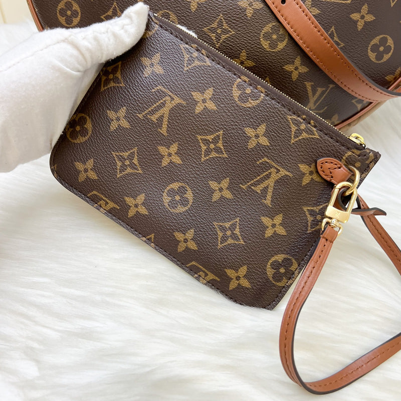 LV Loop Hobo Bag in Monogram Canvas, Brown Calfskin Trim and GHW (Model: M46311)