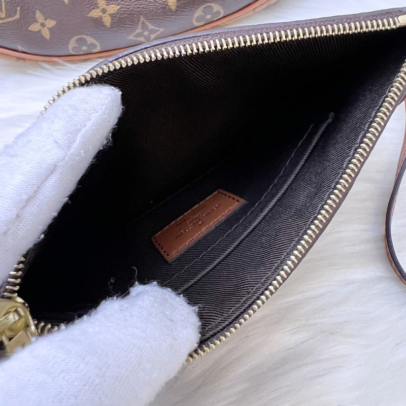 LV Loop Hobo Bag in Monogram Canvas, Brown Calfskin Trim and GHW (Model: M46311)