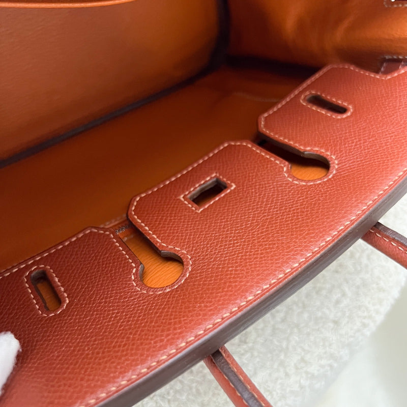 Hermes Birkin 25 in (Likely Brique) Epsom Leather and PHW