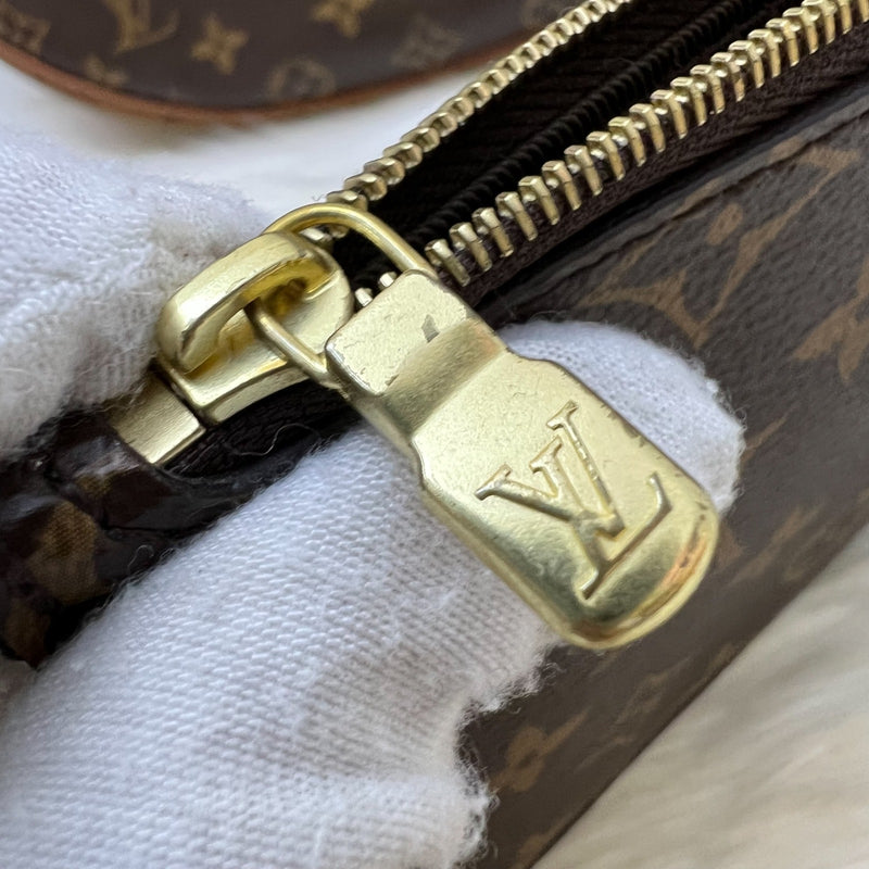 LV Loop Hobo Bag in Monogram Canvas, Brown Calfskin Trim and GHW (Model: M46311)