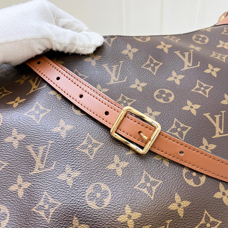 LV Loop Hobo Bag in Monogram Canvas, Brown Calfskin Trim and GHW (Model: M46311)