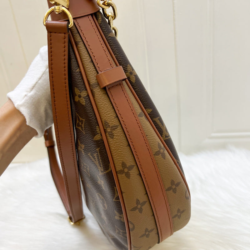 LV Loop Hobo Bag in Monogram Canvas, Brown Calfskin Trim and GHW (Model: M46311)