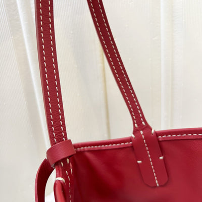 Goyard Mini Anjou in Rouge Goyardine Canvas with Rouge Trim