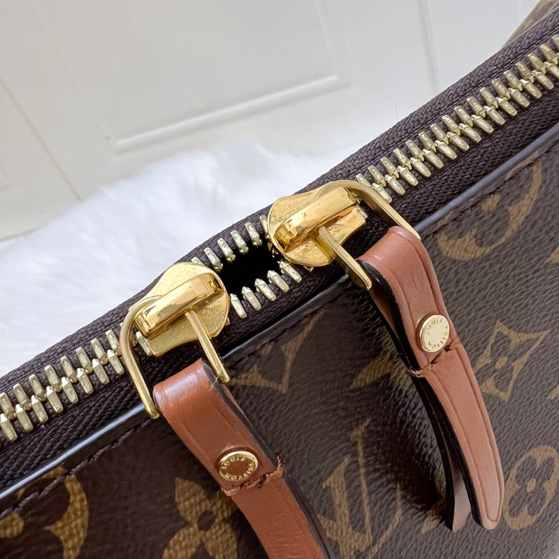 LV Loop Hobo Bag in Monogram Canvas, Brown Calfskin Trim and GHW (Model: M46311)