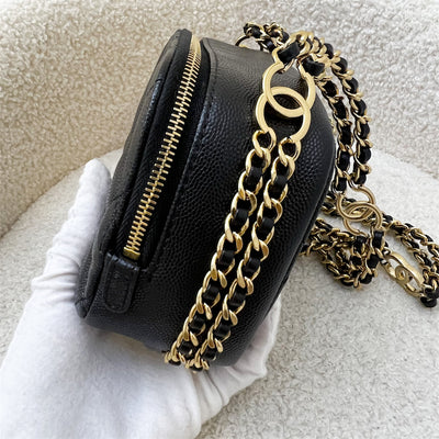 Chanel 23C Mini Camera Bag in Black Caviar and AGHW