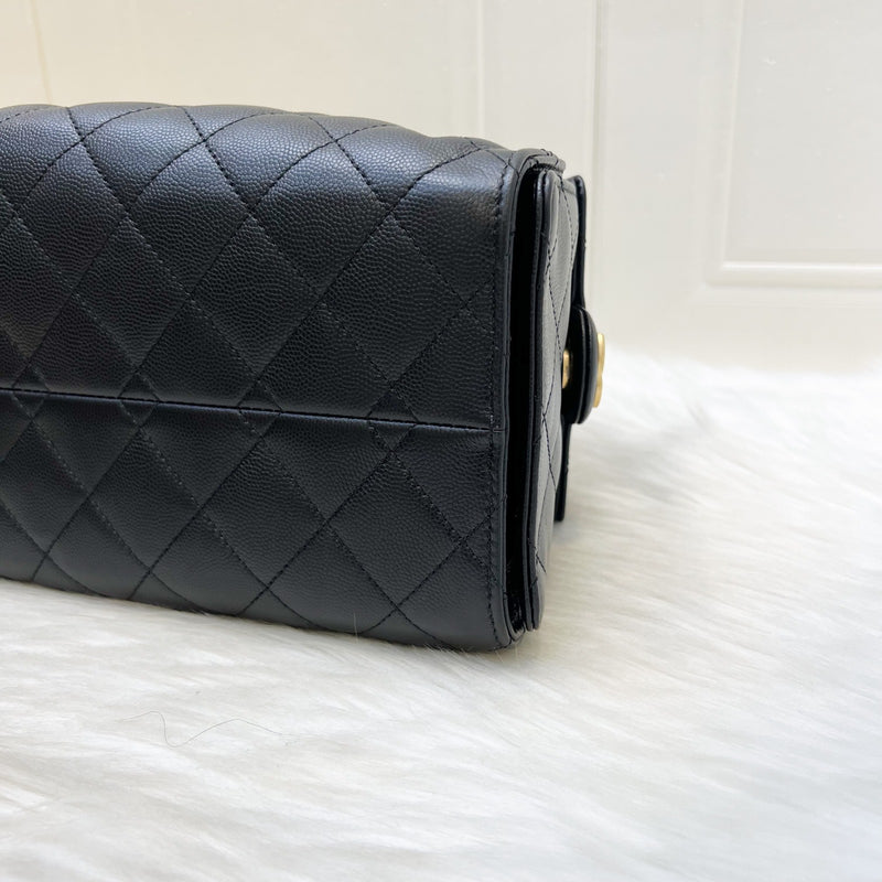 [Brand New - July 2025] Chanel 25 Small Hobo Bag in Black Caviar and AGHW (Model: AS5293)