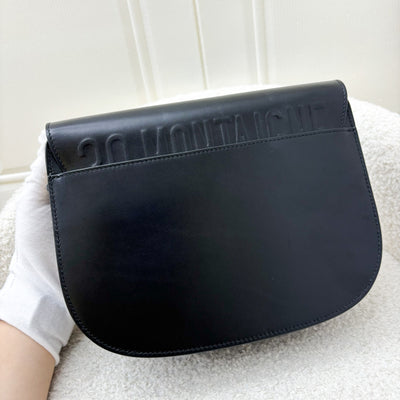 Dior Medium Bobby Flap Bag in Black Calfskin and GHW