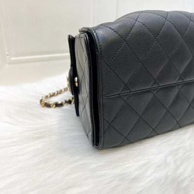 [Brand New - July 2025] Chanel 25 Small Hobo Bag in Black Caviar and AGHW (Model: AS5293)