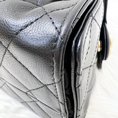 [Brand New - July 2025] Chanel 25 Small Hobo Bag in Black Caviar and AGHW (Model: AS5293)