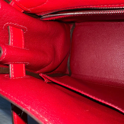 Hermes Kelly 28 in Rouge De Coeur Evercolor, Rouge Piment Interior and PHW