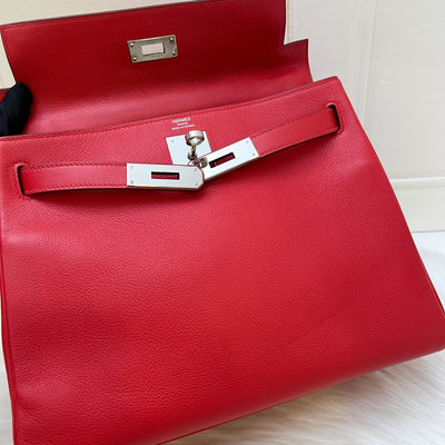 Hermes Kelly 28 in Rouge De Coeur Evercolor, Rouge Piment Interior and PHW