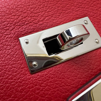 Hermes Kelly 28 in Rouge De Coeur Evercolor, Rouge Piment Interior and PHW
