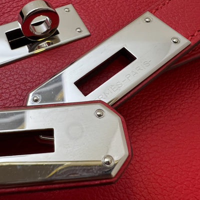 Hermes Kelly 28 in Rouge De Coeur Evercolor, Rouge Piment Interior and PHW