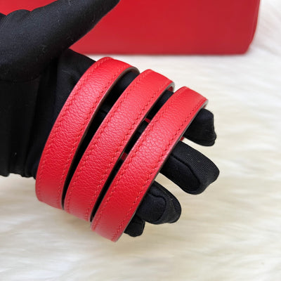 Hermes Kelly 28 in Rouge De Coeur Evercolor, Rouge Piment Interior and PHW