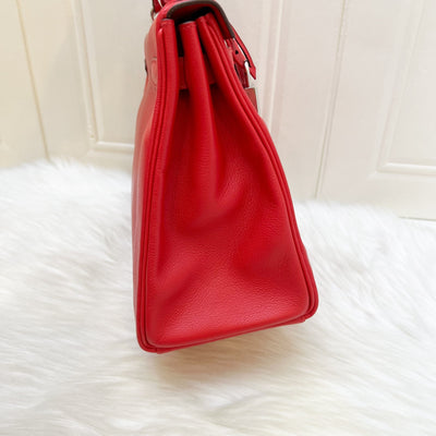 Hermes Kelly 28 in Rouge De Coeur Evercolor, Rouge Piment Interior and PHW
