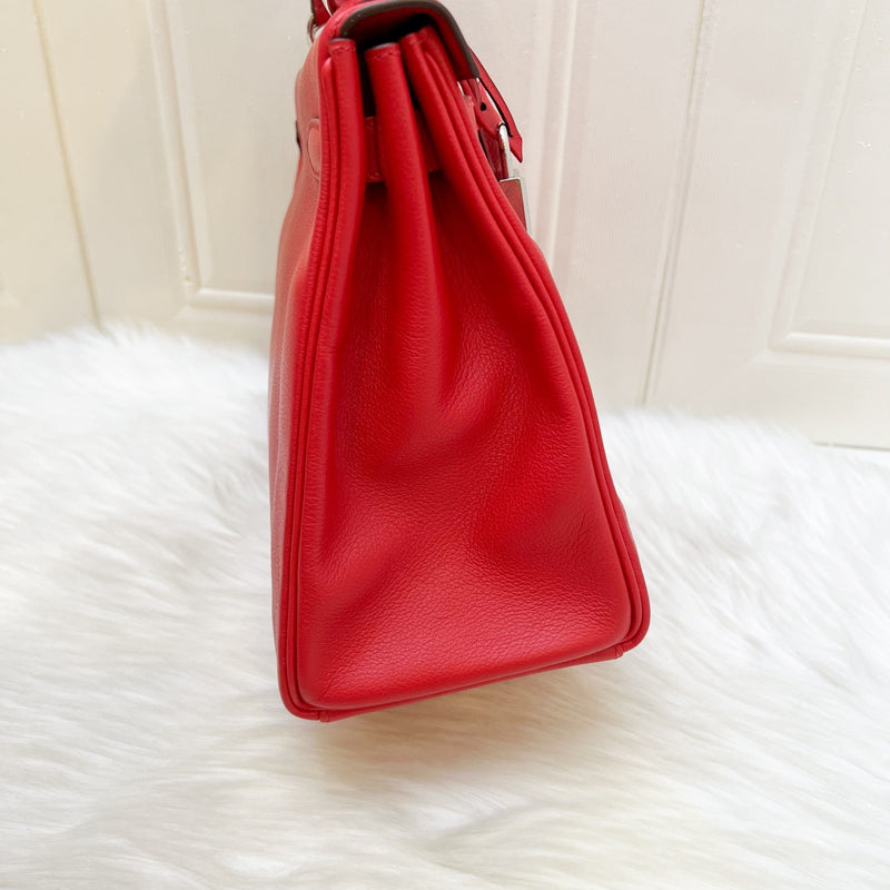 Hermes Kelly 28 in Rouge De Coeur Evercolor, Rouge Piment Interior and PHW