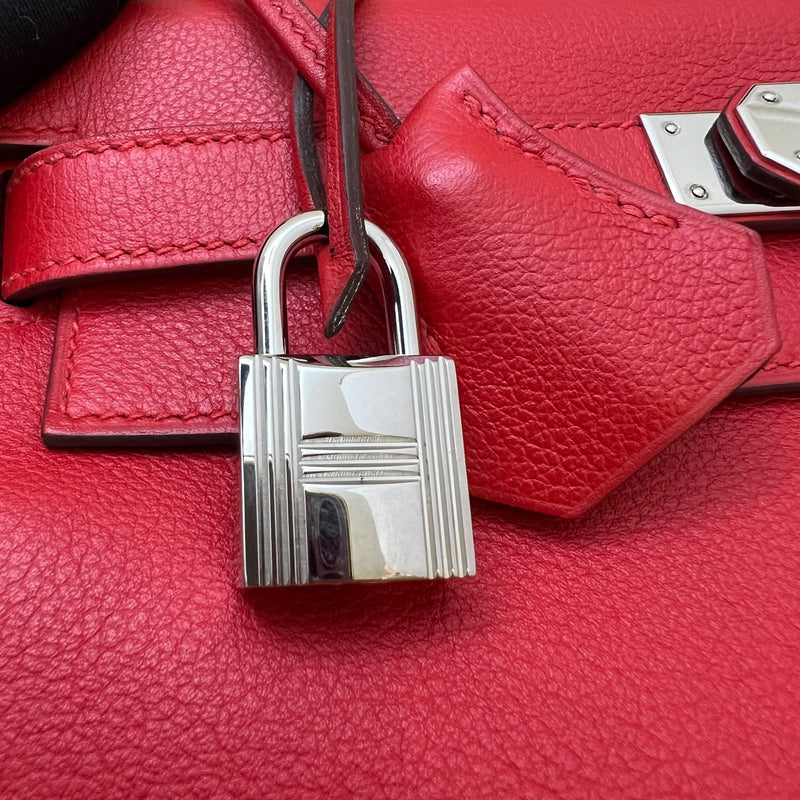 Hermes Kelly 28 in Rouge De Coeur Evercolor, Rouge Piment Interior and PHW