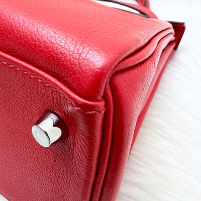 Hermes Kelly 28 in Rouge De Coeur Evercolor, Rouge Piment Interior and PHW