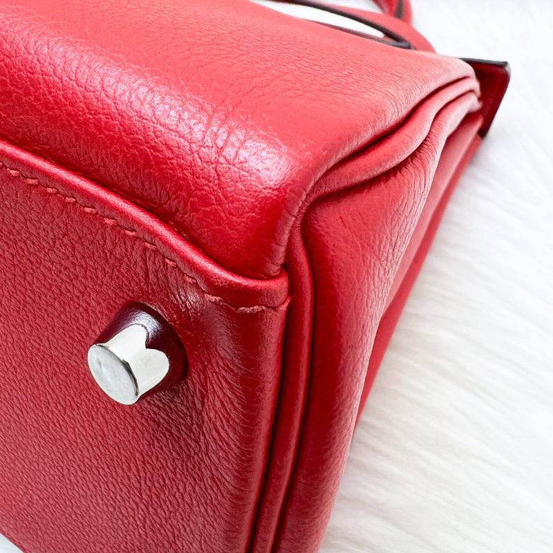 Hermes Kelly 28 in Rouge De Coeur Evercolor, Rouge Piment Interior and PHW