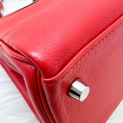 Hermes Kelly 28 in Rouge De Coeur Evercolor, Rouge Piment Interior and PHW
