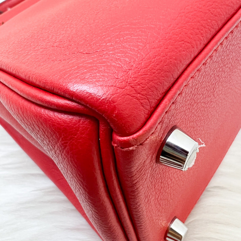 Hermes Kelly 28 in Rouge De Coeur Evercolor, Rouge Piment Interior and PHW