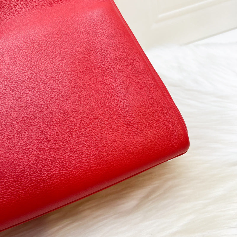 Hermes Kelly 28 in Rouge De Coeur Evercolor, Rouge Piment Interior and PHW