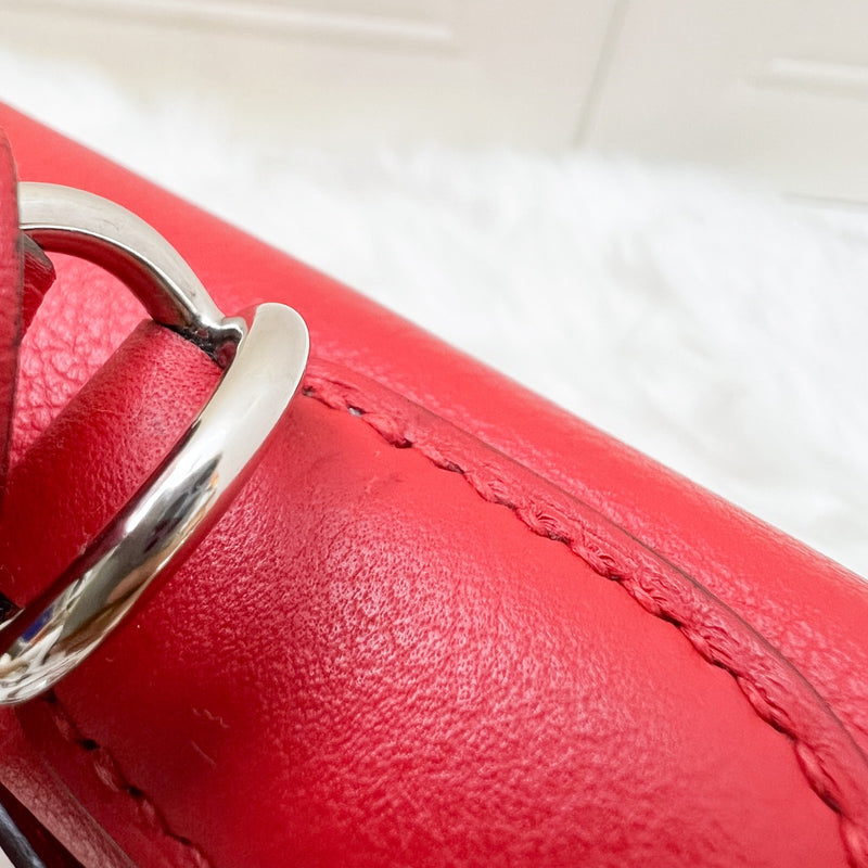 Hermes Kelly 28 in Rouge De Coeur Evercolor, Rouge Piment Interior and PHW