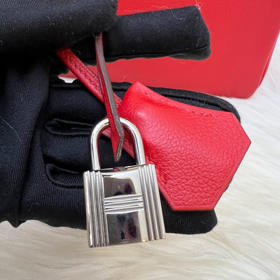 Hermes Kelly 28 in Rouge De Coeur Evercolor, Rouge Piment Interior and PHW