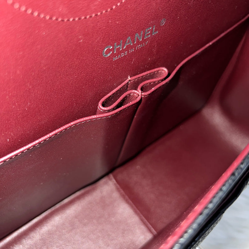 [Full Set - 2018] Chanel Jumbo Classic Flap DF in Black Caviar and SHW