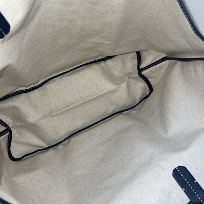 Goyard Saint Louis PM Tote in Bleu Marine Signature Goyardine Canvas