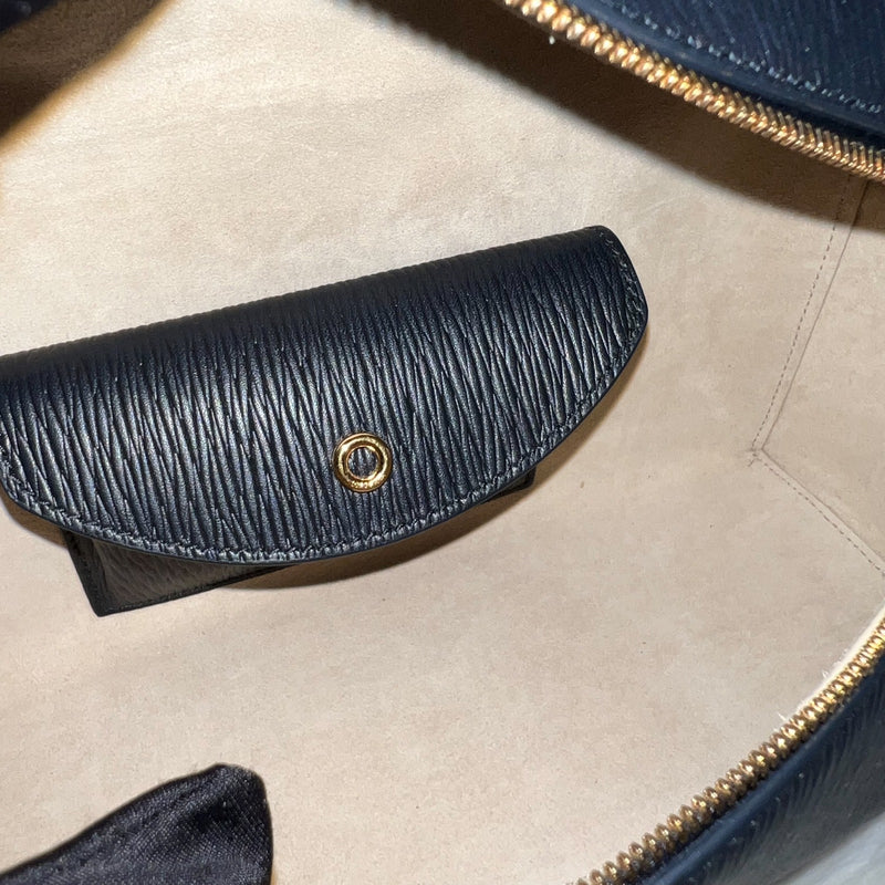 Loro Piana Extra Bag L27 in Dark Navy Blue Calfskin and GHW