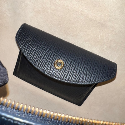 Loro Piana Extra Bag L27 in Dark Navy Blue Calfskin and GHW