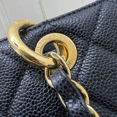 Chanel Grand Shopping Tote GST in Black Caviar and GHW