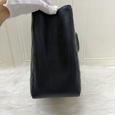 Chanel Grand Shopping Tote GST in Black Caviar and GHW