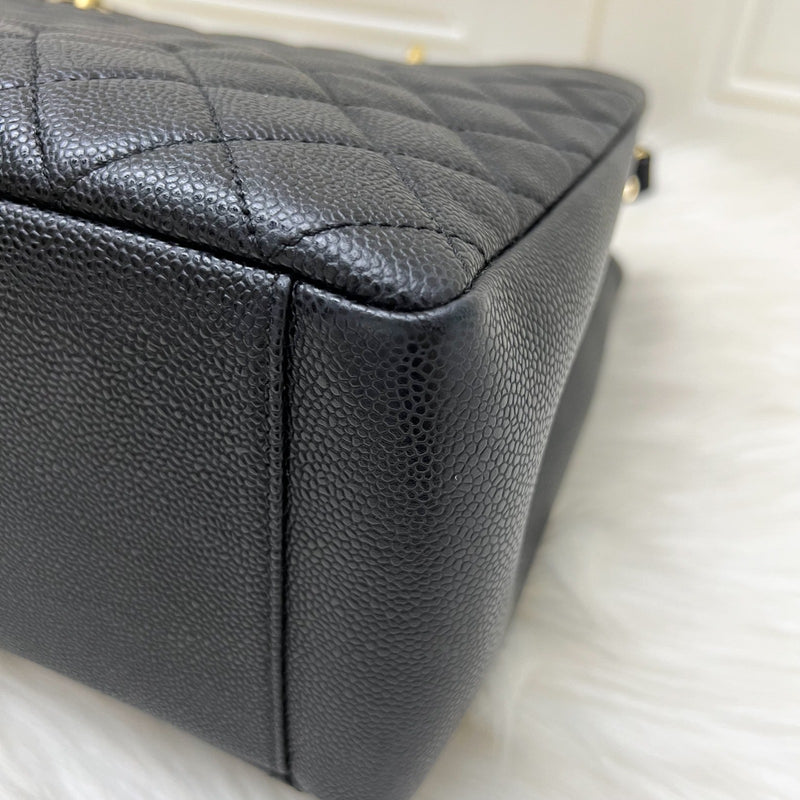 Chanel Grand Shopping Tote GST in Black Caviar and GHW