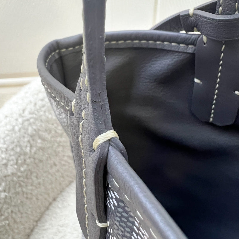 Goyard Mini Anjou in Grey Goyardine Canvas and Leather