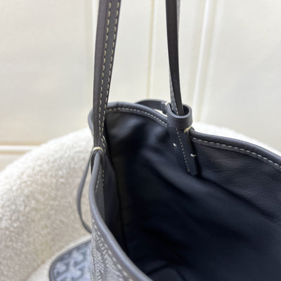 Goyard Mini Anjou in Grey Goyardine Canvas and Leather