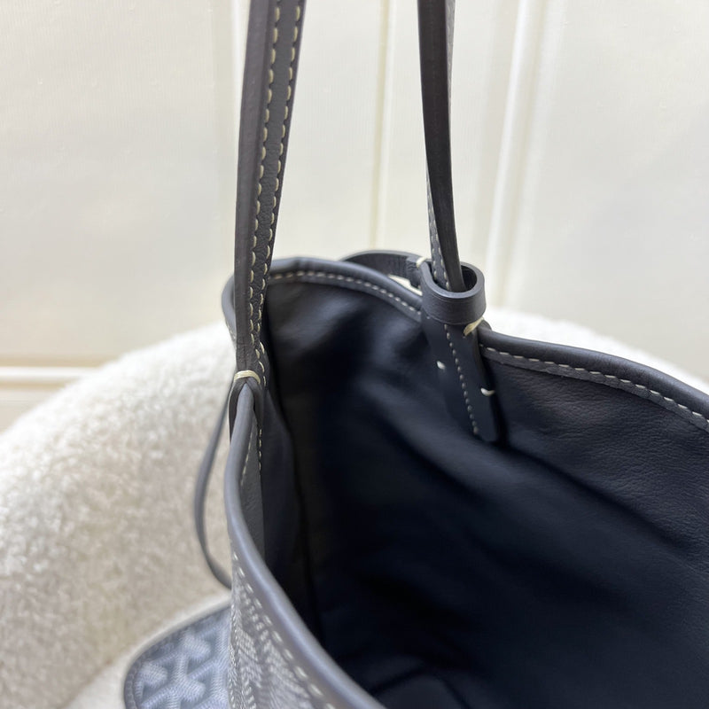 Goyard Mini Anjou in Grey Goyardine Canvas and Leather