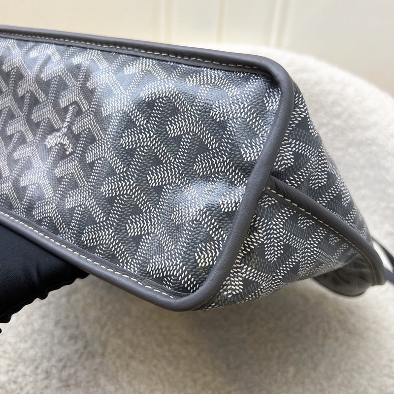 Goyard Mini Anjou in Grey Goyardine Canvas and Leather