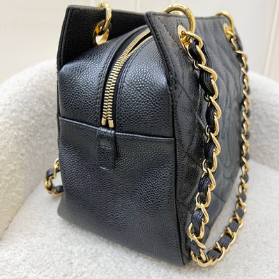 Chanel Petite Timeless Tote PTT in Black Caviar and GHW