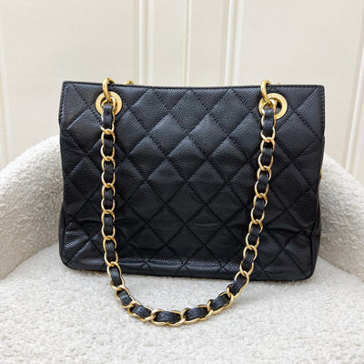 Chanel Petite Timeless Tote PTT in Black Caviar and GHW